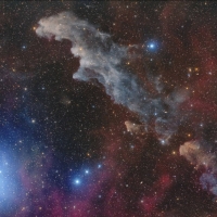 Rigel and the Witch Head Nebula