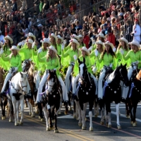 Cowgirls In Rose Parade