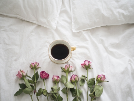 â™¥ - abstract, coffee, flowers, roses