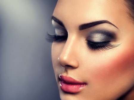 Pretty woman - woman, eyeshadow, eyelash, makeup