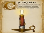 Steampunk Candle