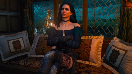 Yennefer - sorceress, game, girl, yennefer, luminos, fantasy, the witcher