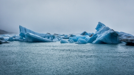 Iceberg - winter, nature, iceberg, seas