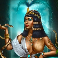 Cleopatra and Snake