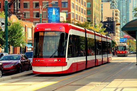 light rail - city, light, tram, rail