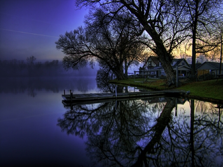 	Morning Cottages - morning, cottages