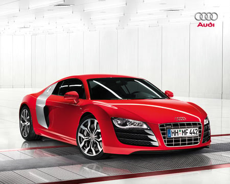 Audi - audi, red