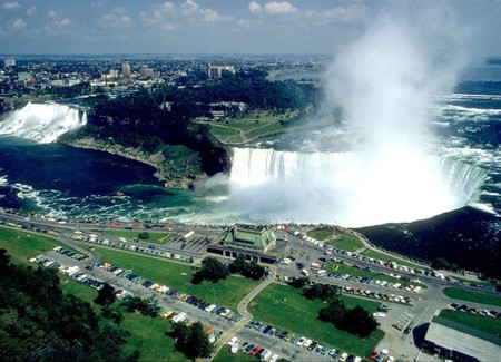 Niagara Falls On The Canadian Side - photography, niagara, abstract