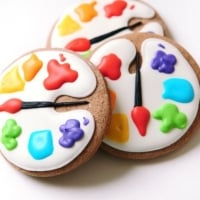 Art Canvas Cookies