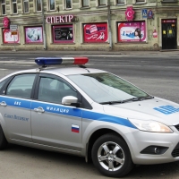 russian police car