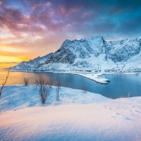 Sunset In Norway