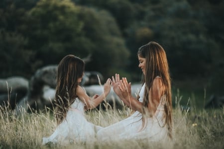 Little girl - princess, fun, people, hair, belle, 2 girls, sightly, white, face, childhood, fair, grass, little, bonny, adorable, wallpaper, child, nature, beautiful, pink, sweet, beauty, nice, photography, pretty, baby, hand, green, tree, cute, kid, love, dainty, girl, lovely, pure, comely, play, desktopnexus, smile, blonde