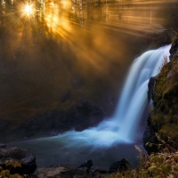 Waterfall in Forest