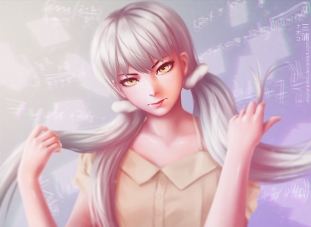 Sodachi Oikura - realistic, girl, sodachi oikura, miura naoko, monogatari owarimonogatari, pink, hand, anime, manga