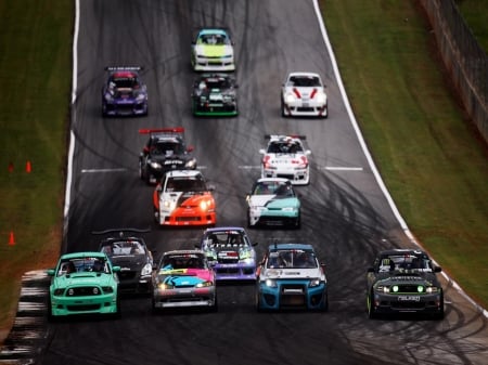 touring car championships - grass, track, car, race