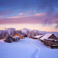 Winter in Tyrol, Austria