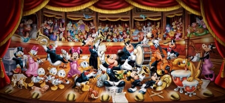 The concert - mickey mouse, fantasy, disney, concert