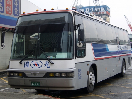 bus in korea - bus, korea, building, street