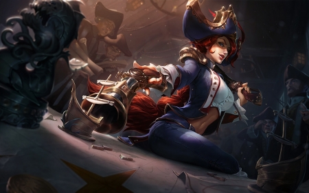 Miss Fortune - game, waterloo, fantasy, miss fortune, league of legends, girl