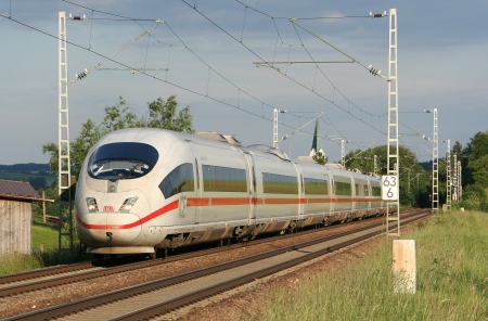 ice 3 fahlenbach - train, fahlenbach, ice 3, grass