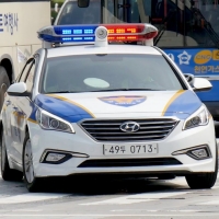 south korean police car