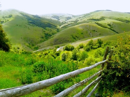 green hills - hills, artana, kosovo, marevc