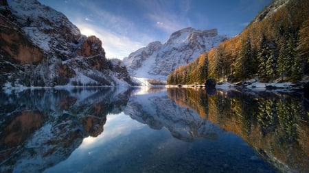 Mountains Reflection on the Lake