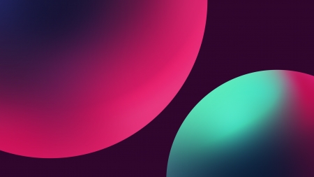 Abstract - abstract, blue, circle, texture, pink, luminos