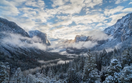 Yosemite National Park, USA - national park, nature, America, landscape, mountains