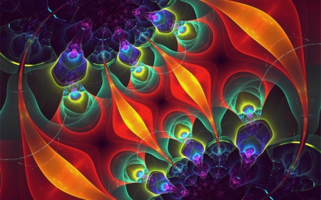 Fractal Colors - abstract, digital art, colors, fractal