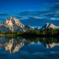 Mount Moran Reflected in Snake River