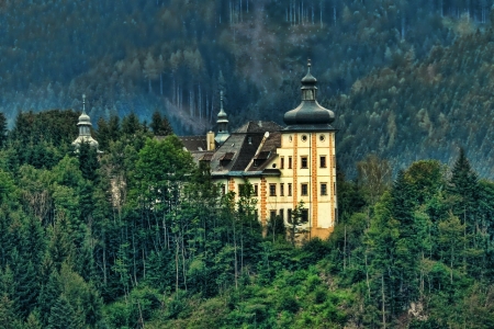 Castle in the mountains