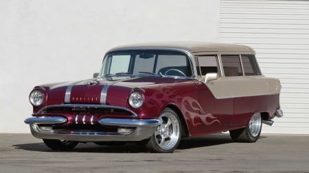 1955 PONTIAC CHIEFTAIN COLONY WAGON - desktop, wallpaper, 1955 pontiac chieftain colony wagon, windows