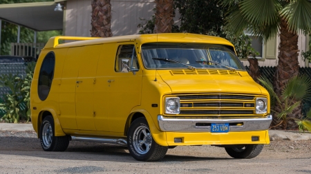 1977 DODGE CUSTOM VAN - desktop, wallpaper, windows, 1977 dodge custom van