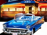 Chevrolet Bel Air '57 at Zip's Diner