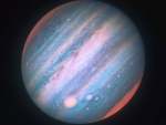 Jupiter in Infrared from Hubble