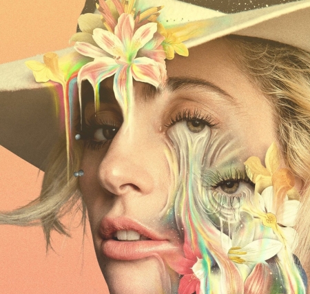 Gaga: Five Foot Two (2017) - hat, poster, gaga five foot two, eye, flower, pink, lady gaga, movie, face