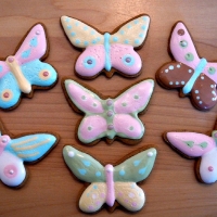 Gingerbread Butterflies Cookies