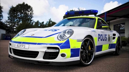 polis - police, car, porshe, polis