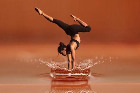 Yoga - woman, morning, india, dance, water, meditation