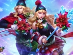 Odette and Lancelot for Christmas