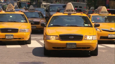 nyc yellow taxi - taxi, ford, yellow, car