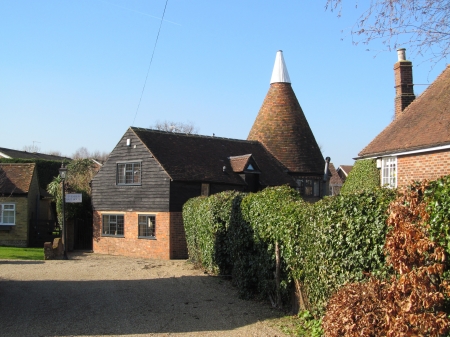 Evenden Oast House - Houses, Meopham, Hops, Architecture, UK, Kent