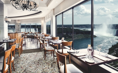 The Rainbow Room - Diningroom, Niagra Falls, Restaurant, The Rainbow Room