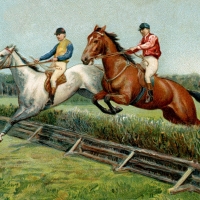 Vintage Horse Race