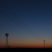 Windmill Sunset