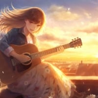 Girl with Guitar