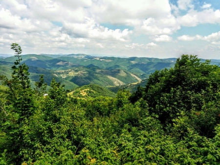 beautiful hills of marevc - green, kosovo, hills, trees