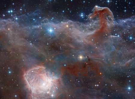 Horsehead - fun, stars, cool, horsehead, galaxies, space