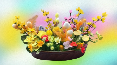 Easter Eggs ~ Spring Flowers